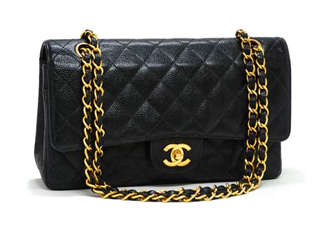 chanel black caviar classic flap medium|Chanel Classic Flap Bag: How Much Is It & Is It Worth It .